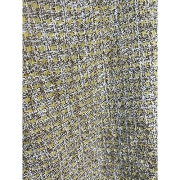Ann Taylor Yellow‎ Tweed Mini Skirt Size 10 - Picture 7 of 7